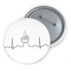 Middle Finger Rhythm Button Printify