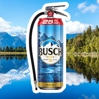 Busch Can Job Black Smoke Sticker LLC