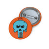 Meeseeks Skull Button Printify