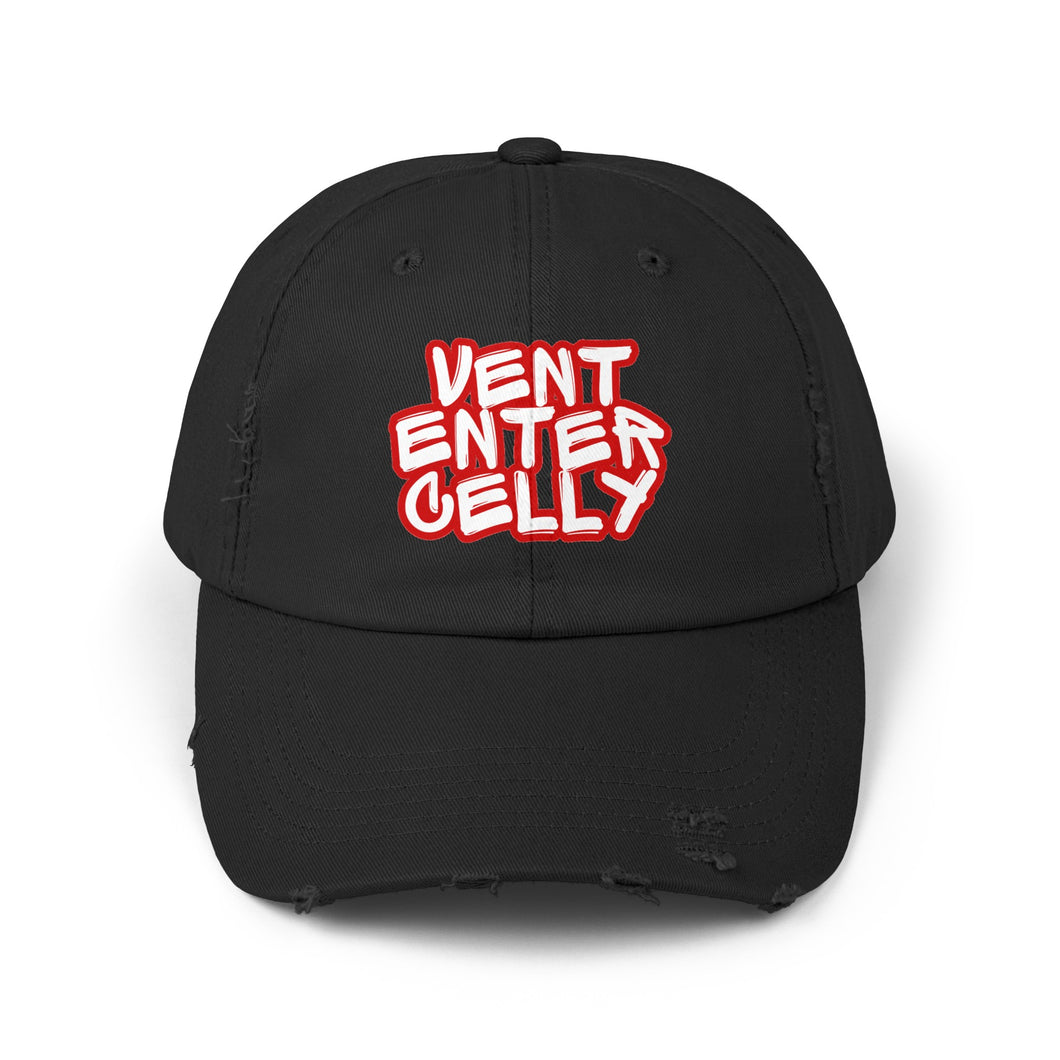 Vent Enter Celly Distressed Cap