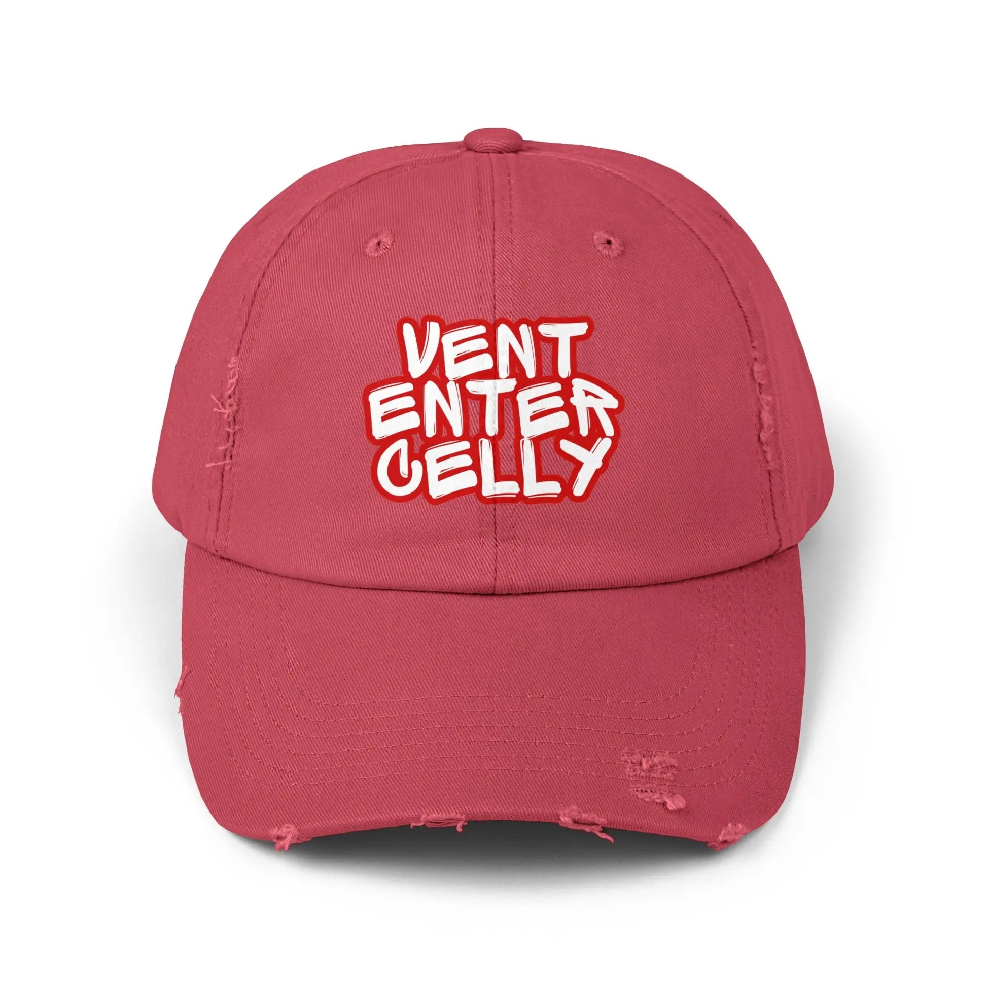 Vent Enter Celly Distressed Cap Printify