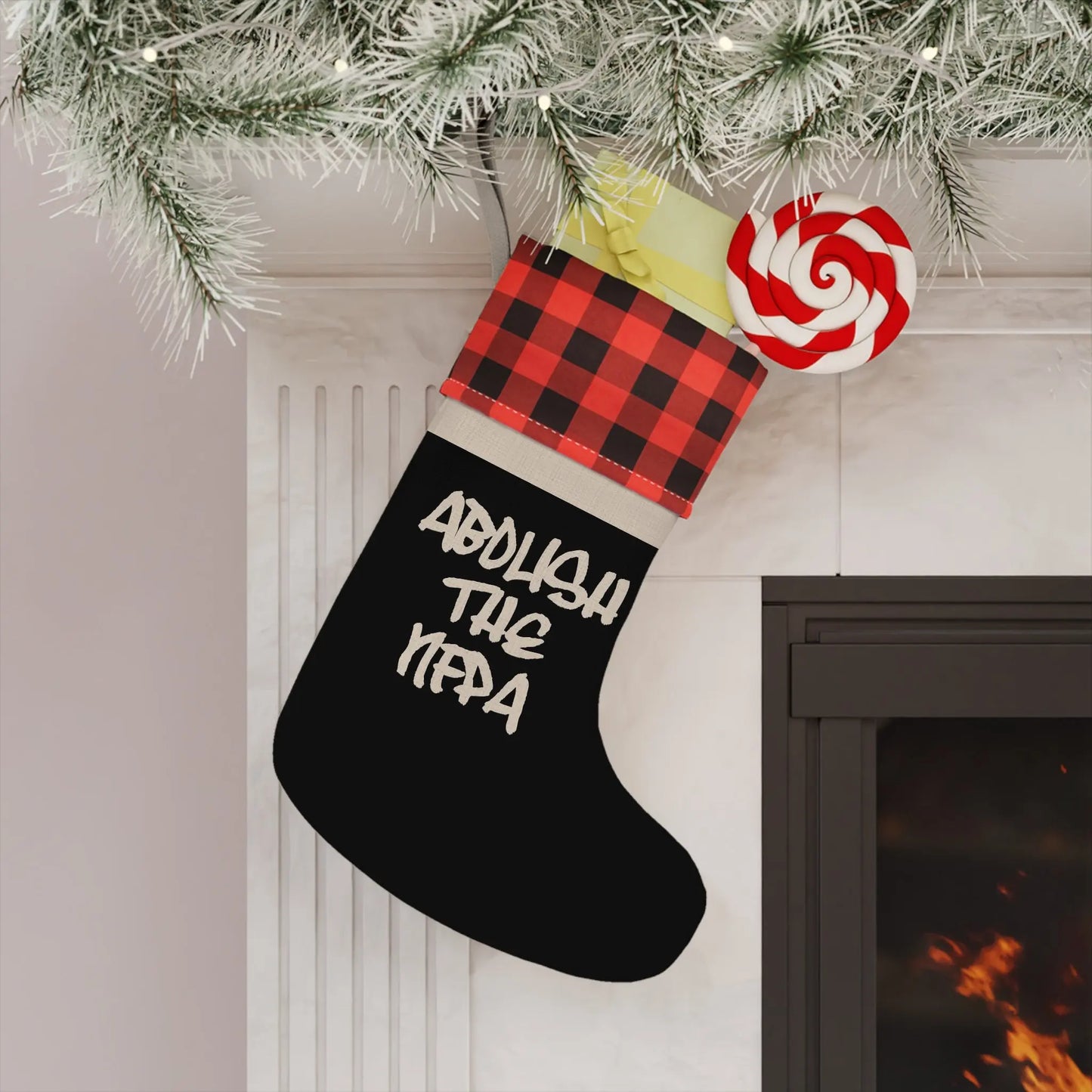 Abolish The NFPA Stocking (New) Printify