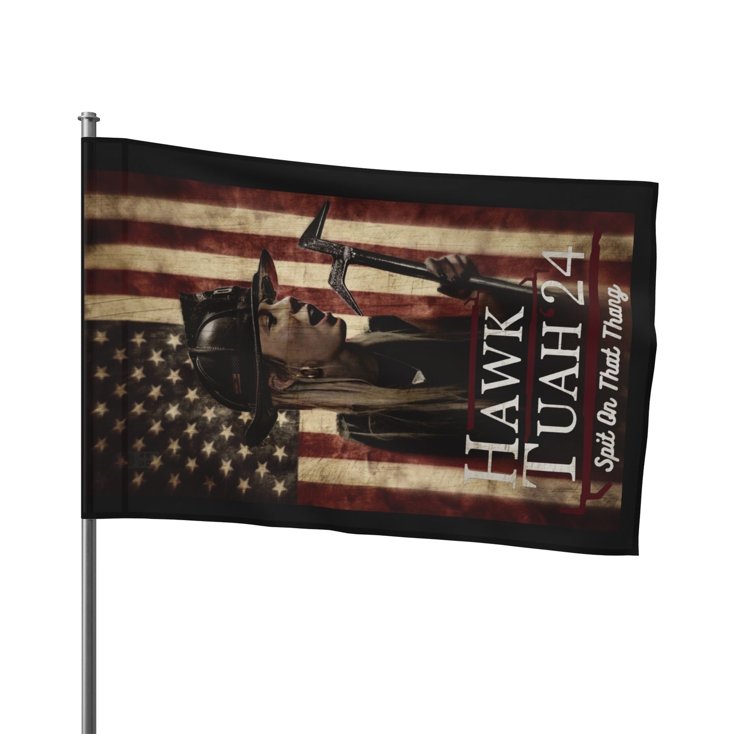 American Hawk Tuah 24 Flag