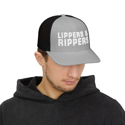 Lippers & Rippers Snapback Trucker Hat Printify