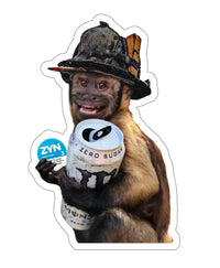 Monkey 2 Black Smoke Sticker LLC