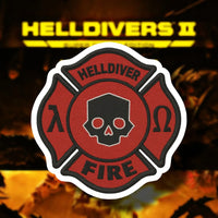 Helldiver FD Black Smoke Sticker LLC
