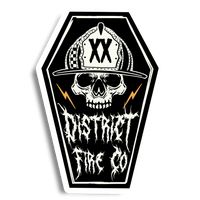 Death Metal 3 inch sticker Black Smoke Sticker LLC