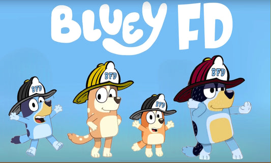 Bluey FD (4 stickers)