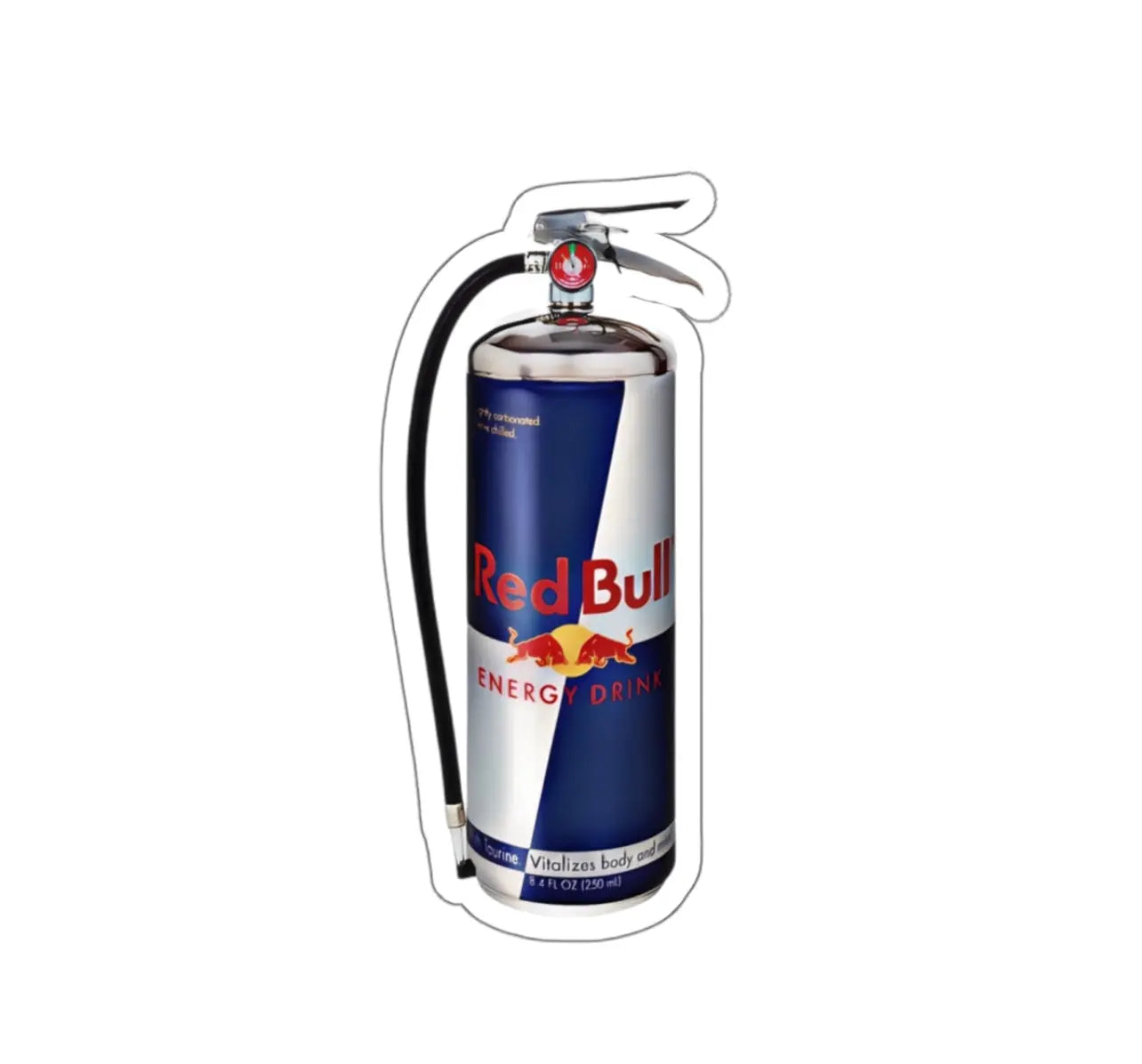 Red Bull Can Job Black Smoke Sticker LLC