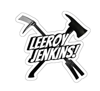 Leeroy Jenkins Black Smoke Sticker LLC