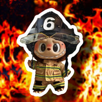 Labubu Black Smoke Sticker LLC