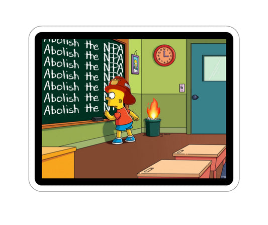 Bart Chalkboard Sticker