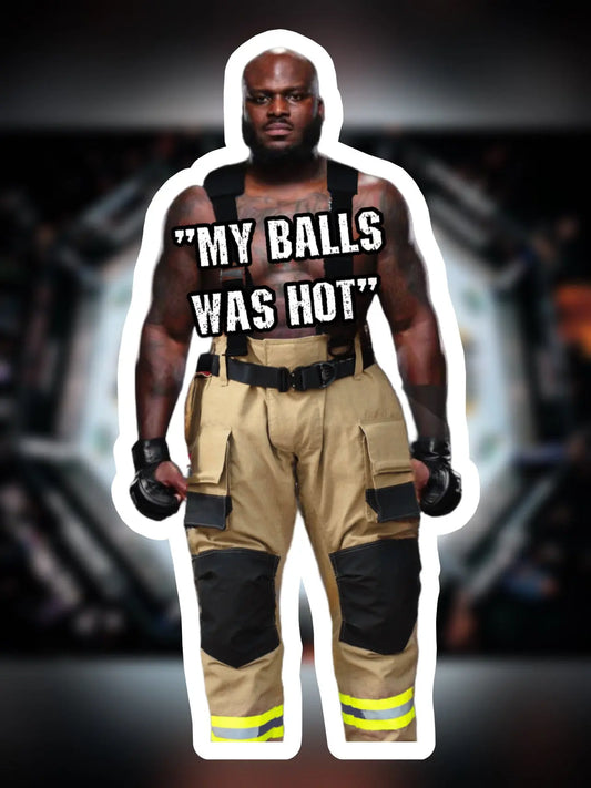 My Balls Was Hot Black Smoke Sticker LLC