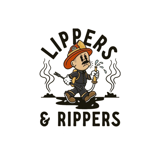 Lippers and Rippers (color) sticker