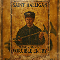 Saint Halligan Black Smoke Sticker LLC