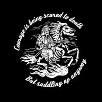 Courage Custom Black Smoke Sticker LLC