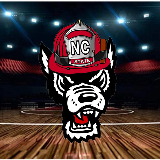 NC State Wolf Black Smoke Sticker LLC