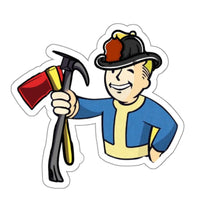 FF Fallout Black Smoke Sticker LLC