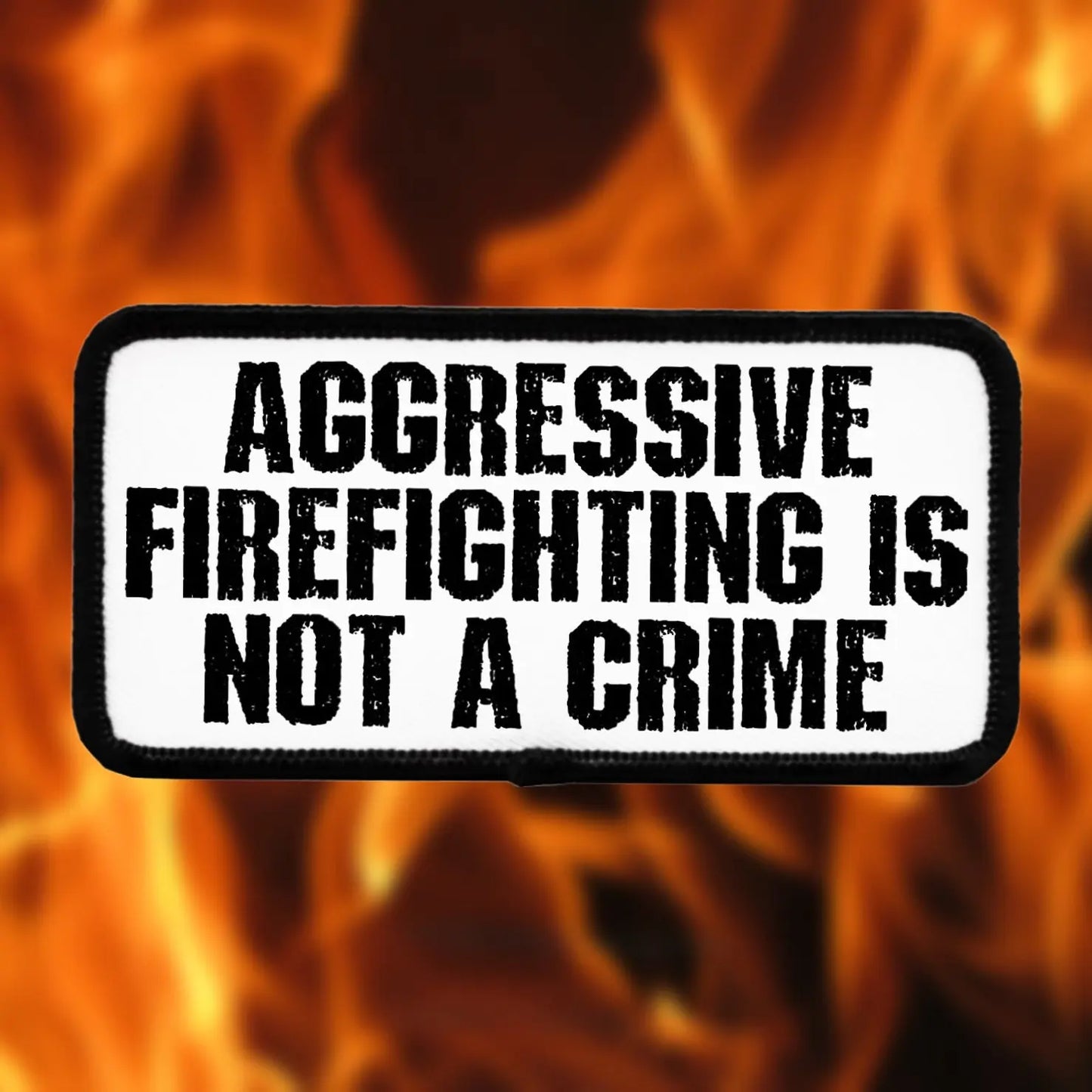 Aggressive Firefighting Black Smoke Sticker LLC