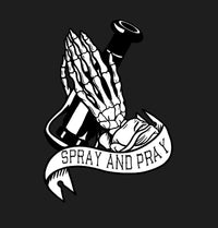 Spray and Pray Black Smoke Sticker LLC