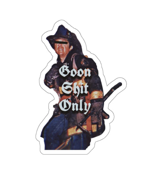 Goon Shit Only Black Smoke Sticker LLC