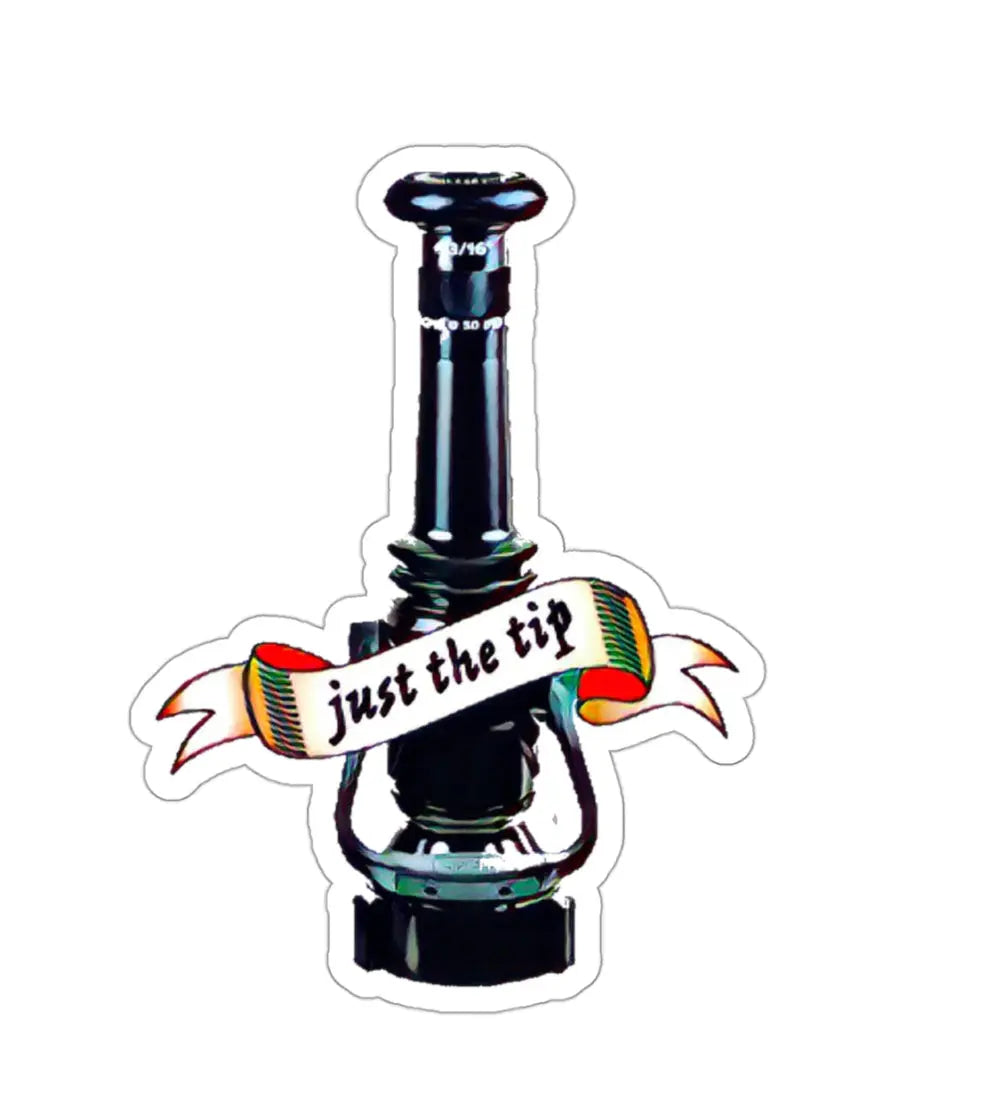 Just The Tip Black Smoke Sticker LLC