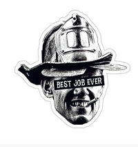 Best Job Ever Black Smoke Sticker LLC