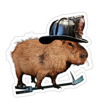 Salty Capybara Black Smoke Sticker LLC
