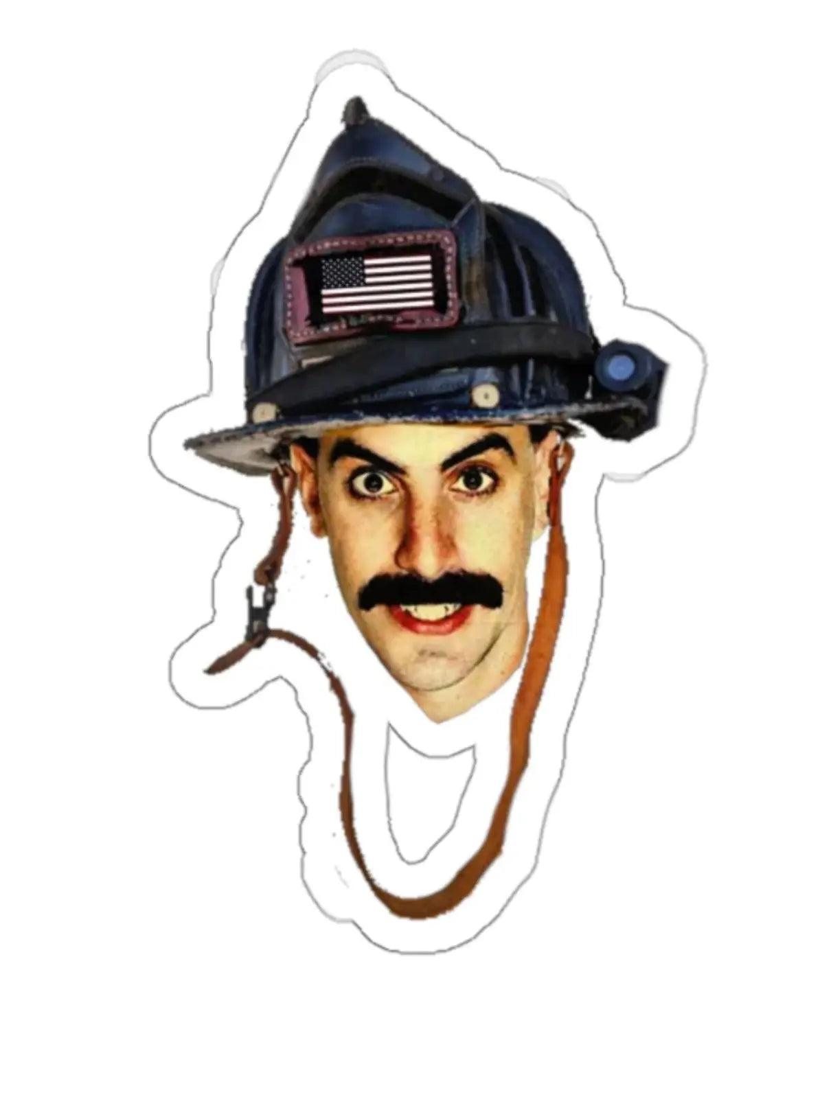 FF Borat Black Smoke Sticker LLC