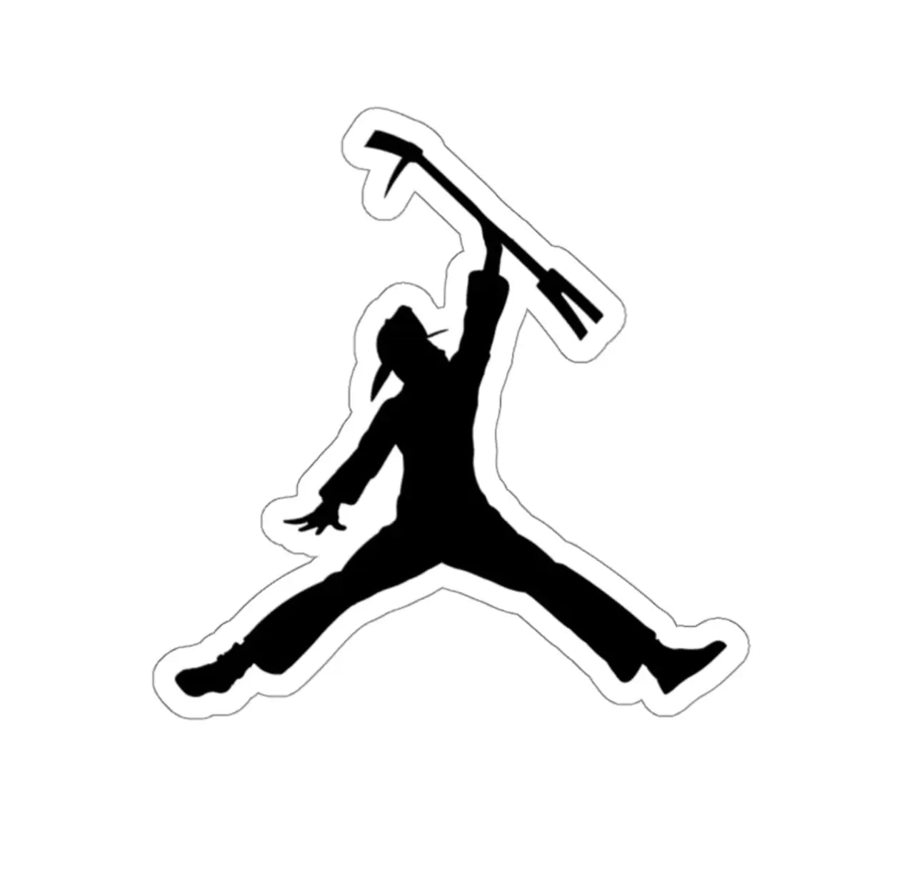 Jumpout Man Black Smoke Sticker LLC