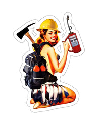 Wildland Pin Up Black Smoke Sticker LLC