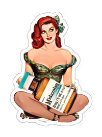 Versed Pin Up Black Smoke Sticker LLC