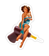 EZ IO Pin Up Black Smoke Sticker LLC