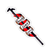 Hook Line SInker Black Smoke Sticker LLC