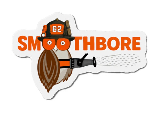 Smoothbore Owl Black Smoke Sticker LLC