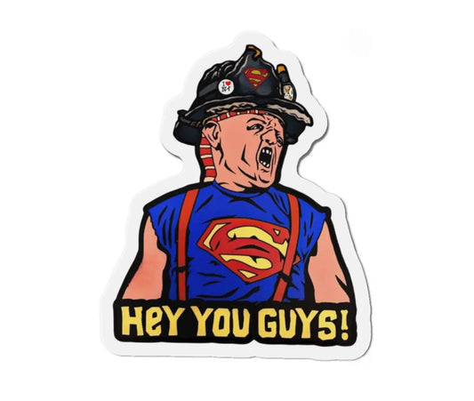 Hey You Guys (FF Sloth) Black Smoke Sticker LLC