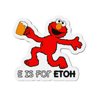 E Is For ETOH Black Smoke Sticker LLC