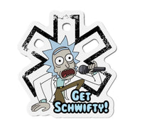 Get Schwifty Black Smoke Sticker LLC