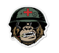 Monkey Medic Black Smoke Sticker LLC