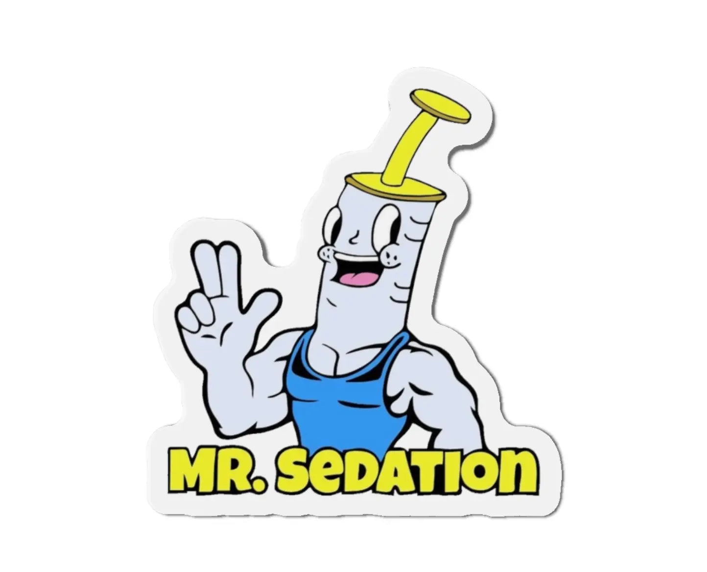 Mr. Sedation Black Smoke Sticker LLC