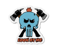 Look At Me Black Smoke Sticker LLC